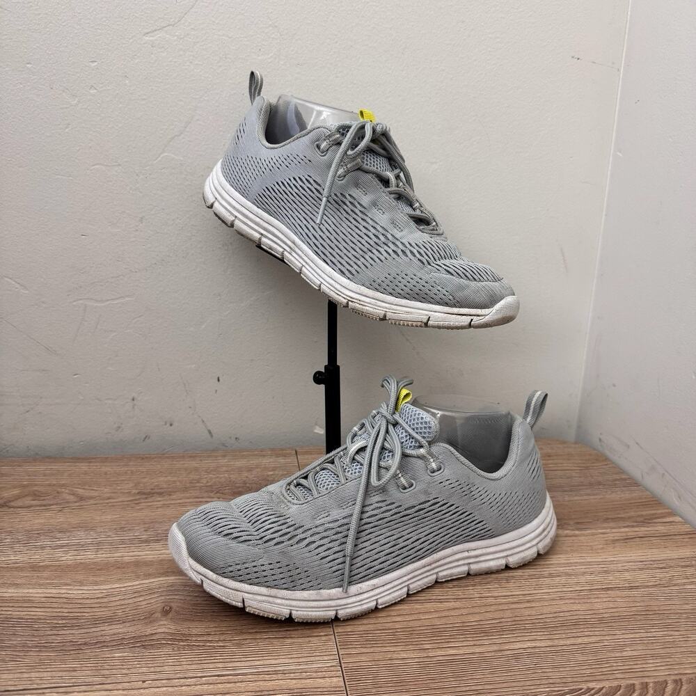 Lands End Gray Mesh Active Wear Shoes Women’s Size 9.5